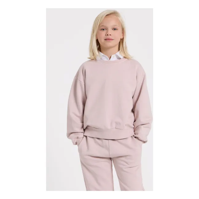 Jogger Kiwi Coton Bio | Rose pâle