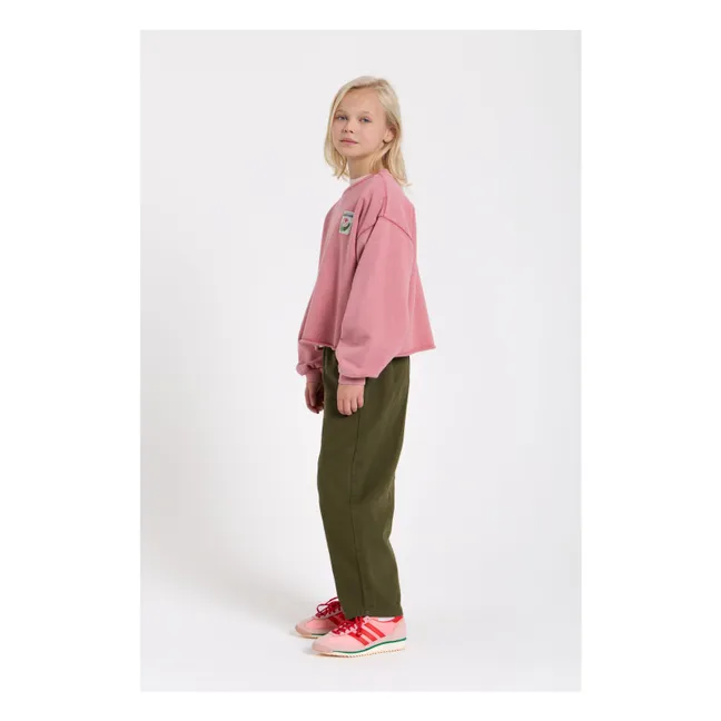 Belmont organic cotton sweatshirt | Pink
