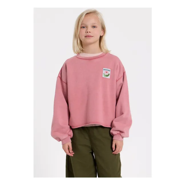 Sudadera Belmont de algodón orgánico | Rosa
