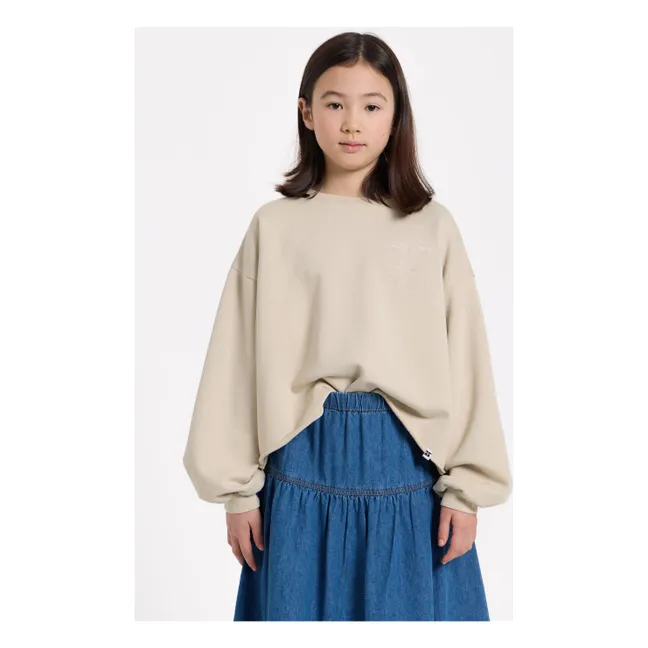 Sudadera Belmont de algodón orgánico | Beige