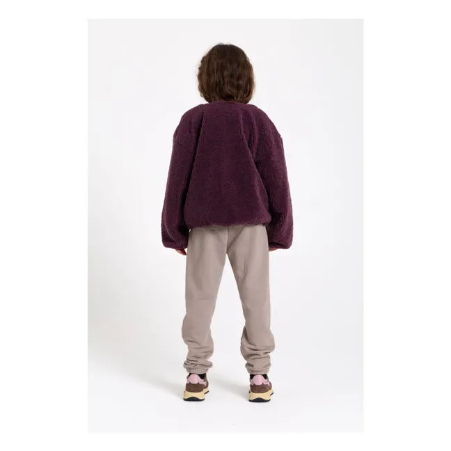 Jogger Kiwi Coton Bio | Gris taupe