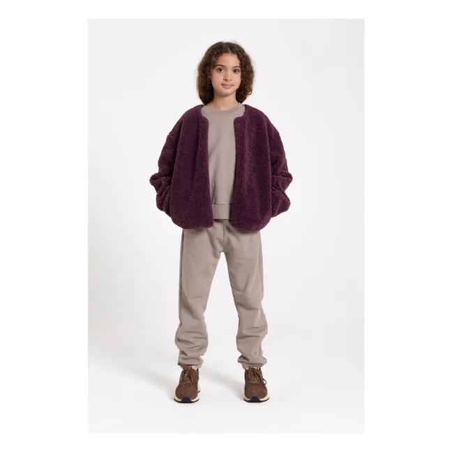 Joggers de algodón ecológico Kiwi | Gris Topo