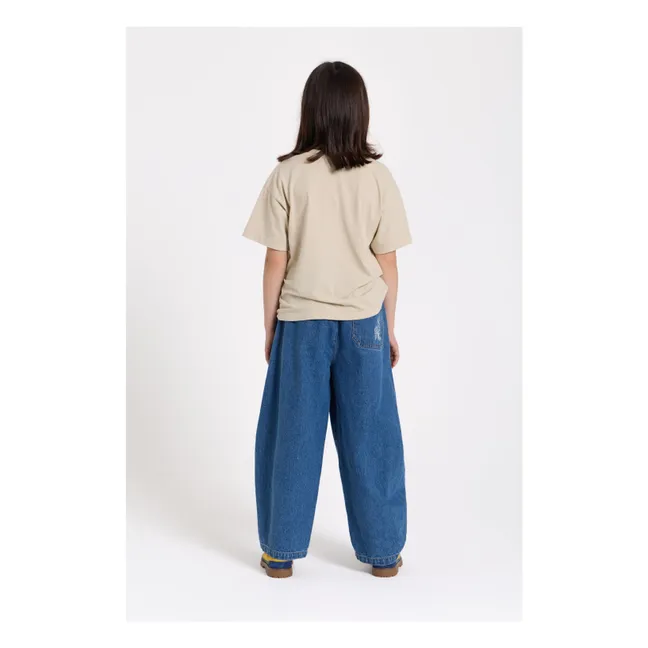 Luna organic cotton T-shirt | Beige