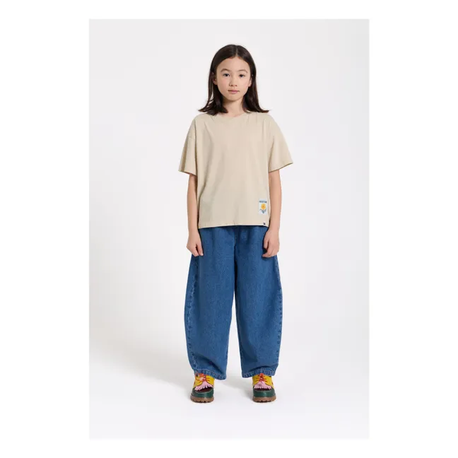 Luna organic cotton T-shirt | Beige