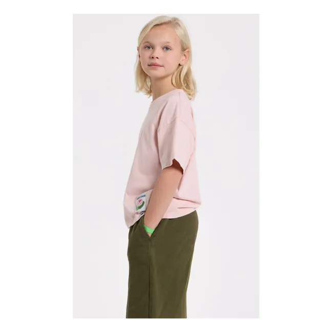 T-shirt Luna Coton Bio | Rose poudré