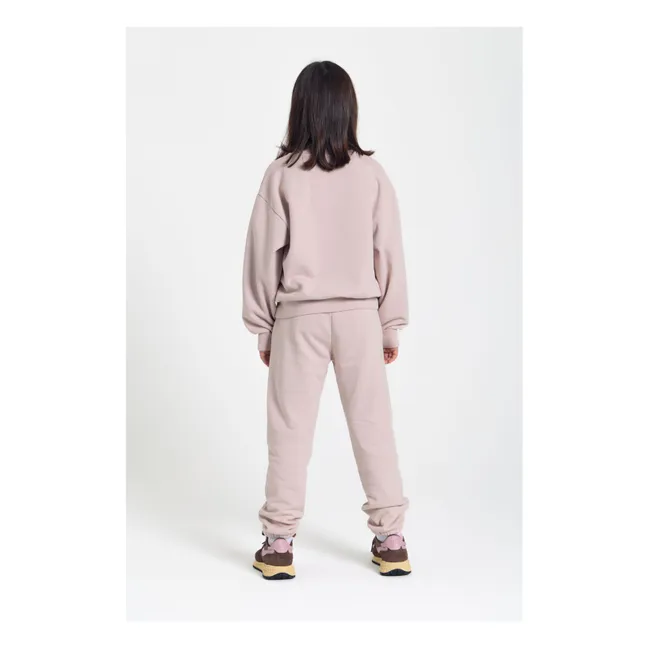 Joggers de algodón ecológico Kiwi | Rosa Pálido