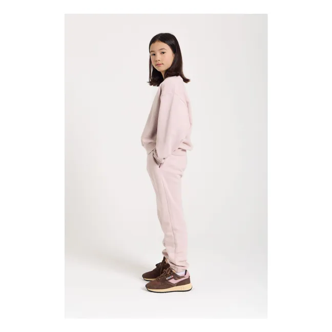 Jogger Kiwi Coton Bio | Rose pâle