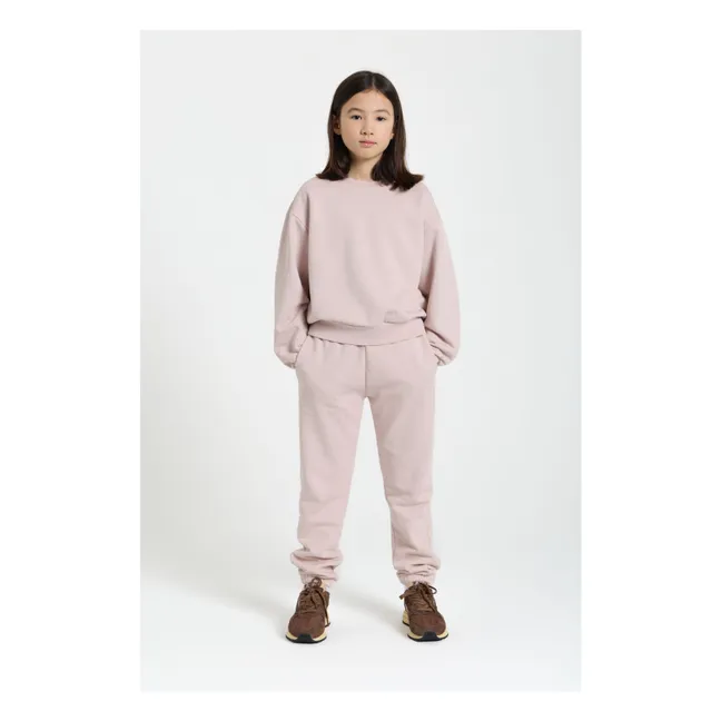 Joggers de algodón ecológico Kiwi | Rosa Pálido