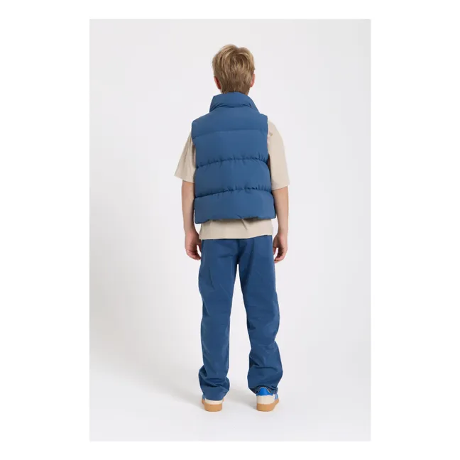 Doudoune Sans Manches Temper Fibres Recyclées | Bleu