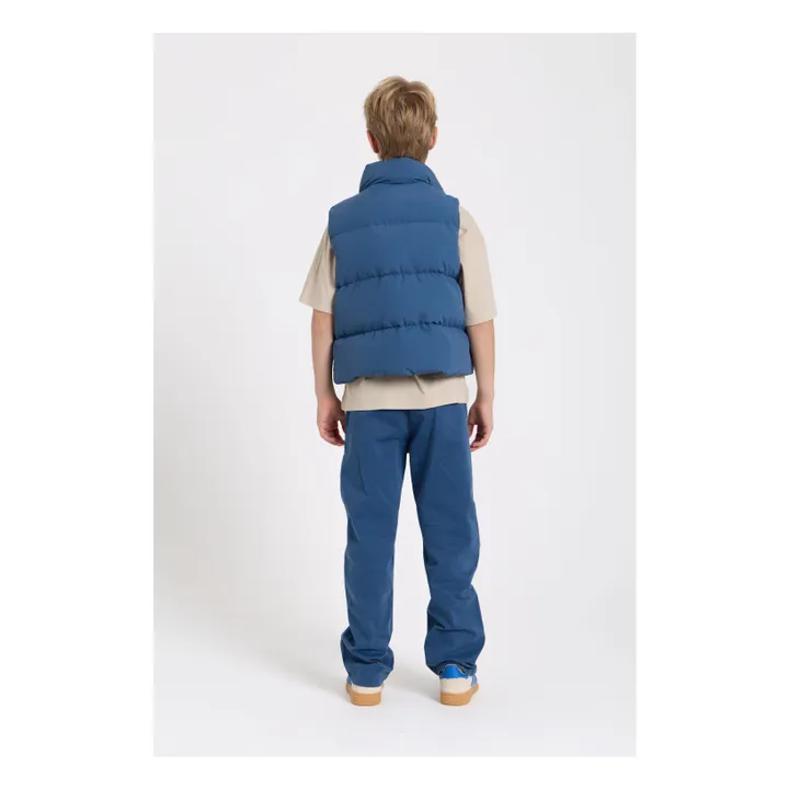 Doudoune Sans Manches Temper Fibres Recyclées | Bleu- Image produit n°7