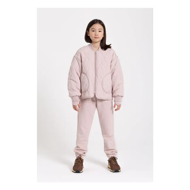 Jogger Kiwi Coton Bio | Rose pâle