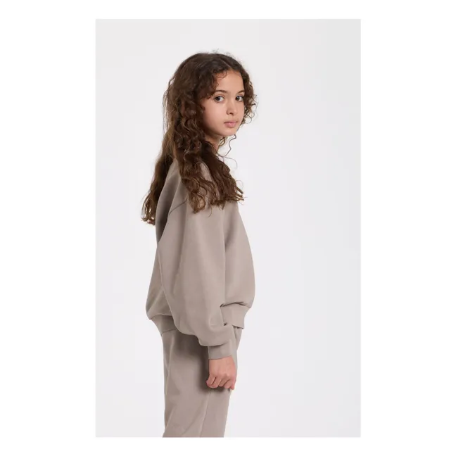 Sweat Maia Coton Bio | Gris taupe