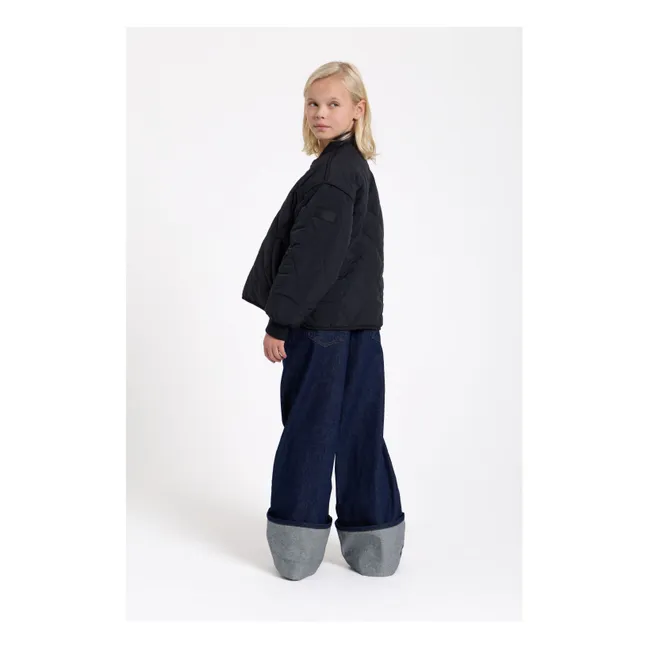 Bomber acolchada Braidy | Negro