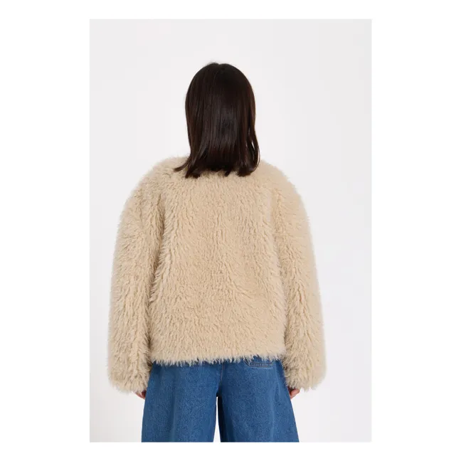 Lucky Pelzjacke | Beige