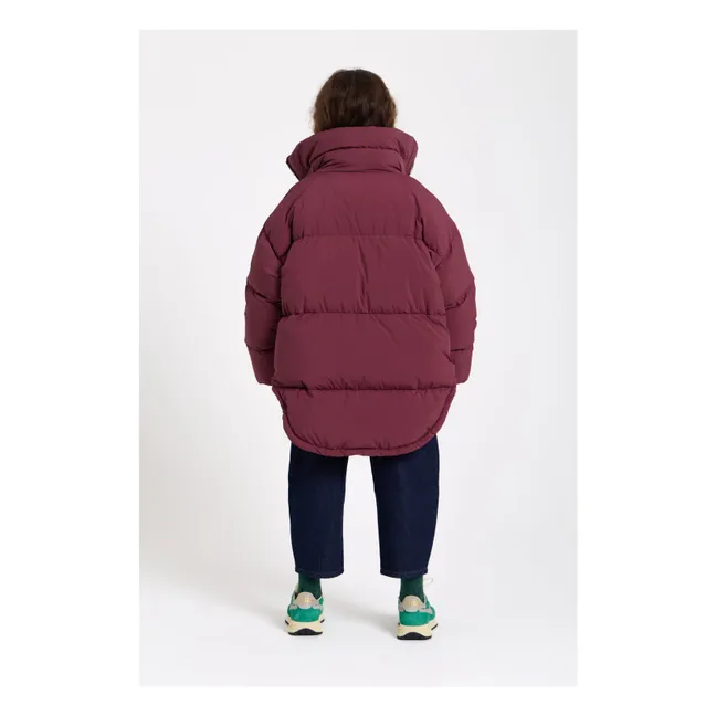 Snowbag Down Jacket | Aubergine