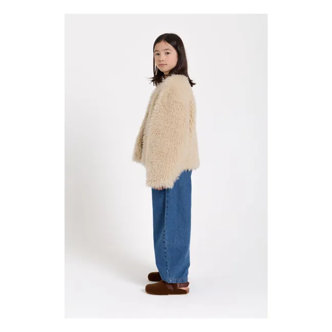 Chaqueta de piel Lucky | Beige