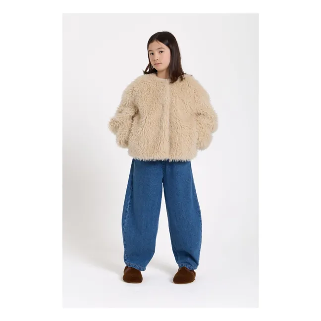 Lucky Pelzjacke | Beige