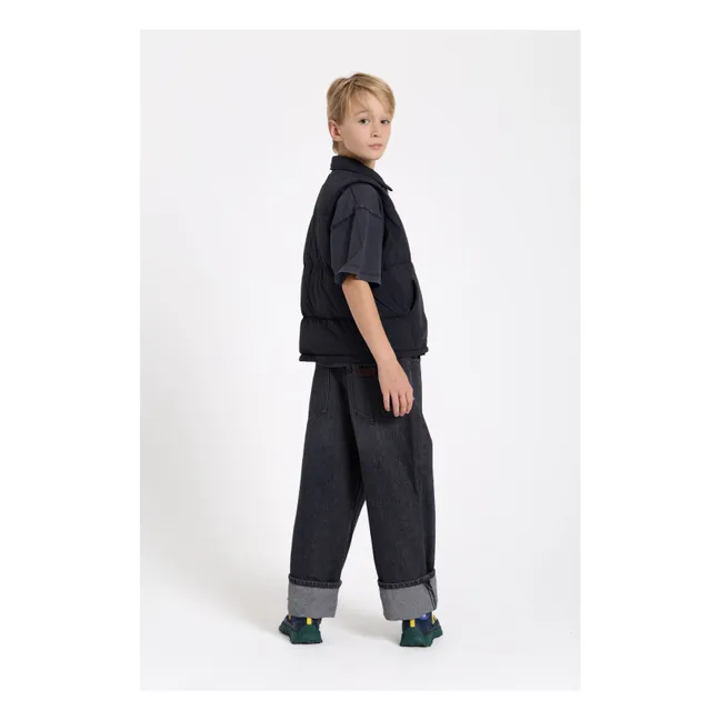 Doudoune Sans Manches Snowshirt Duvet Véritable | Noir