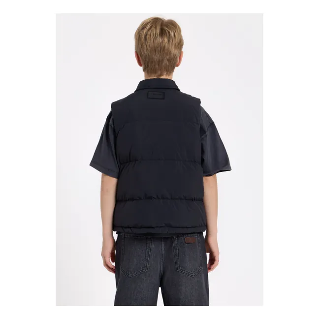 Ärmellose Daunenjacke Snowshirt Echte Daune | Schwarz