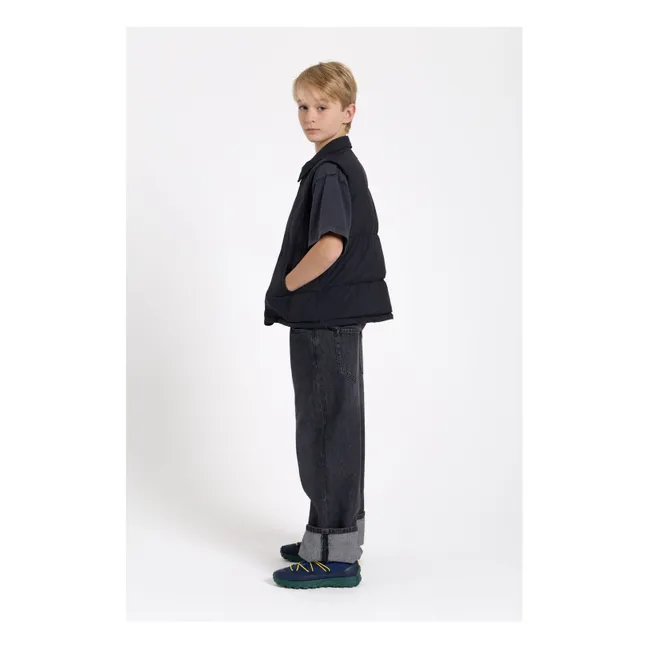 Ärmellose Daunenjacke Snowshirt Echte Daune | Schwarz