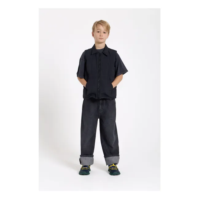 Ärmellose Daunenjacke Snowshirt Echte Daune | Schwarz