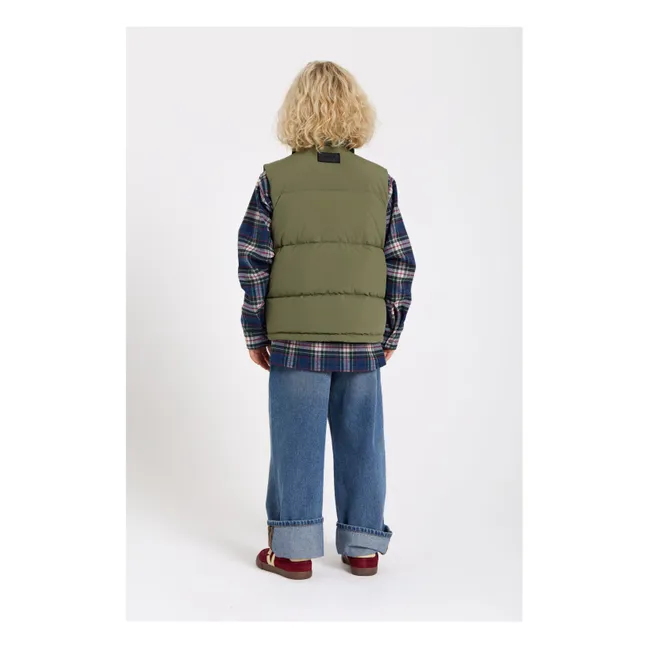 Ärmellose Daunenjacke Snowshirt Echte Daune | Khaki