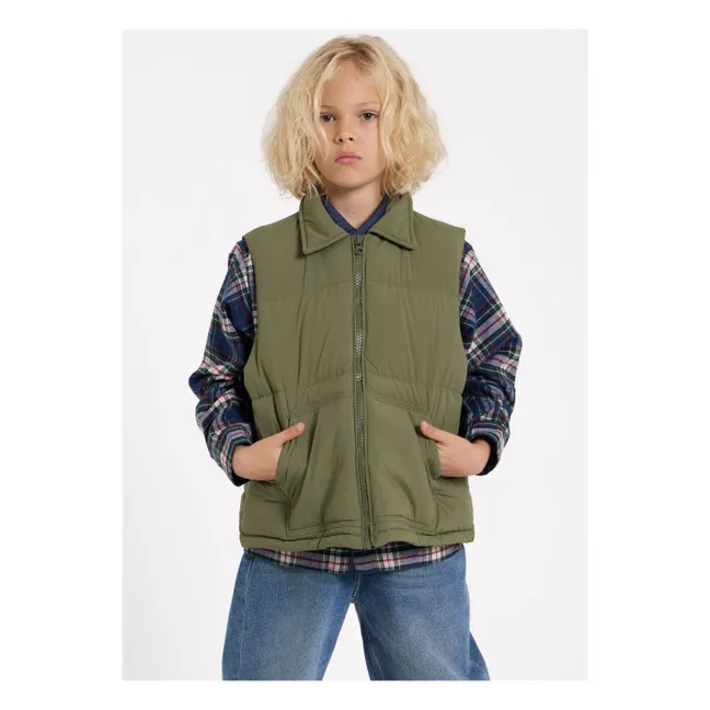 Ärmellose Daunenjacke Snowshirt Echte Daune | Khaki