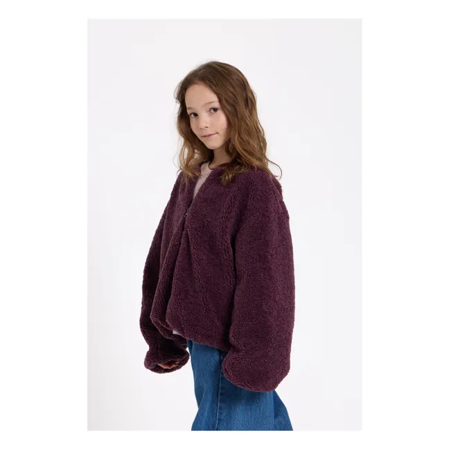 Chance Sherpa Jacket | Purple