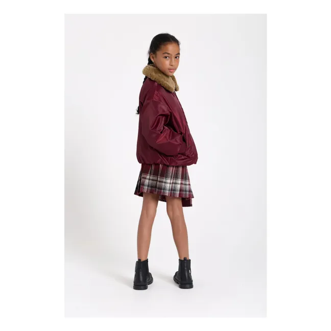 Aria Bomber Jacket | Aubergine