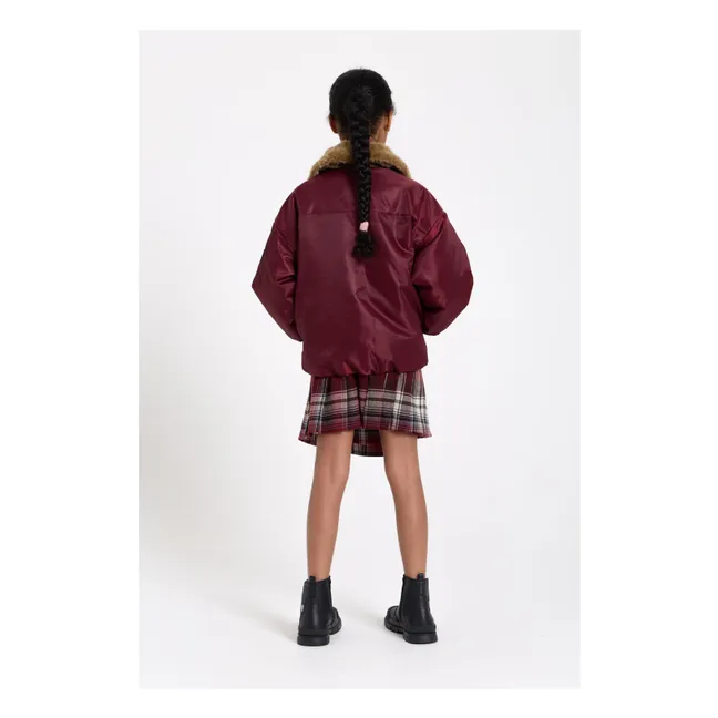Aria Bomber Jacket | Aubergine