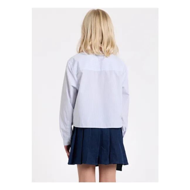 Sterling Asymmetrical Denim Skirt | Denim brut