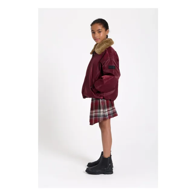 Blouson Aviateur Aria | Aubergine