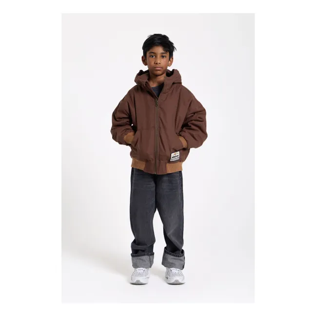Blouson à Capuche Matt | Marron