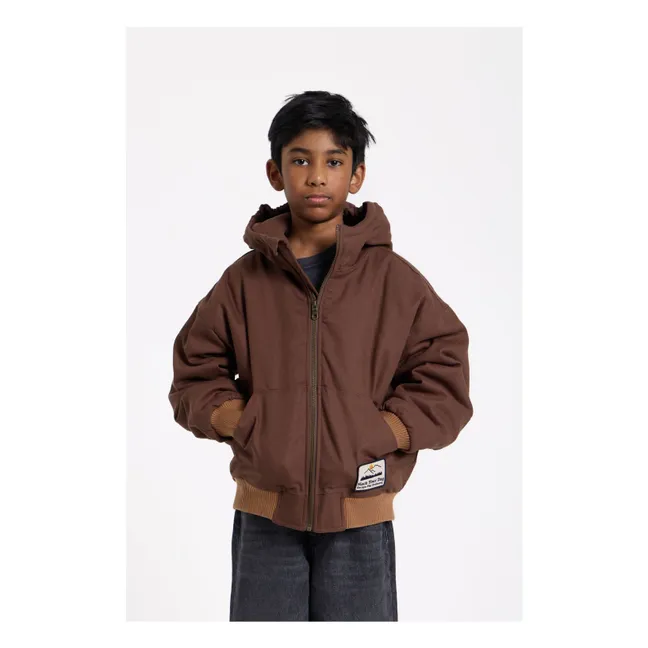 Blouson à Capuche Matt | Marron