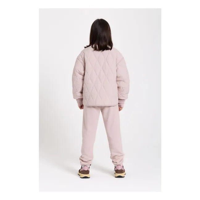 Bomber Matelassé Wooly | Rose pâle