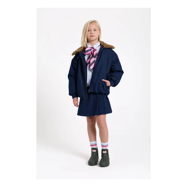 Blouson Aviateur Denim Aria | Denim brut