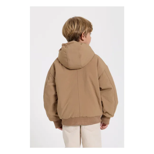 Chelsea Hooded Jacket | Camel