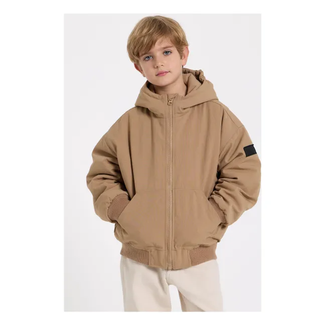 Chelsea Hooded Jacket | Camel