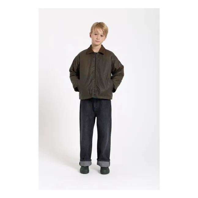 Clark Oiled Canvas Jacket | Khaki