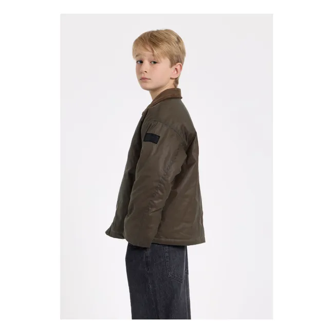 Veste Toile Huilée Clark | Vert kaki