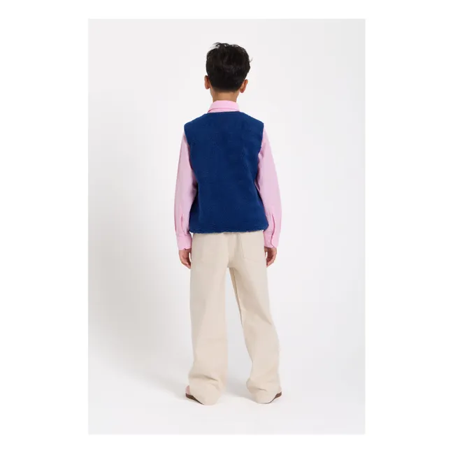 Chaqueta sin mangas Peasy Sherpa | Azul Rey