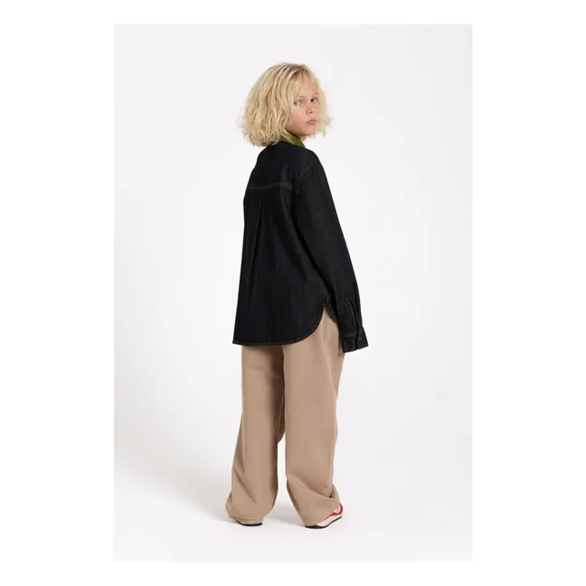 Chemise Denim Enara | Noir