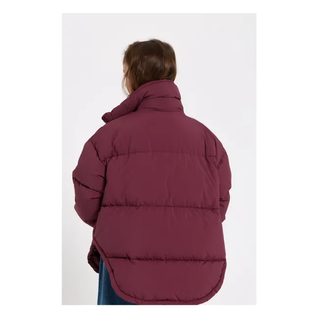 Doudoune Snowbag Duvet Véritable | Aubergine