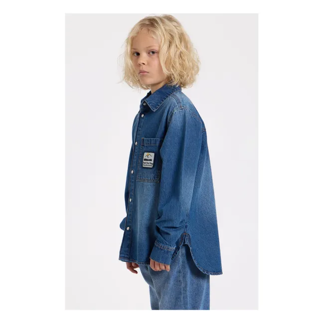 Enzo Denim Shirt | Denim blue