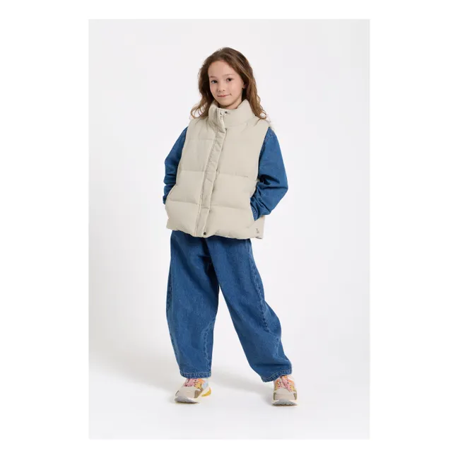 Jean Balloon Brodé Gianna | Bleu jean