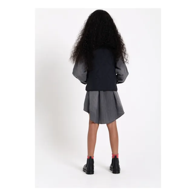 Chaqueta acolchada sin mangas Tara | Negro