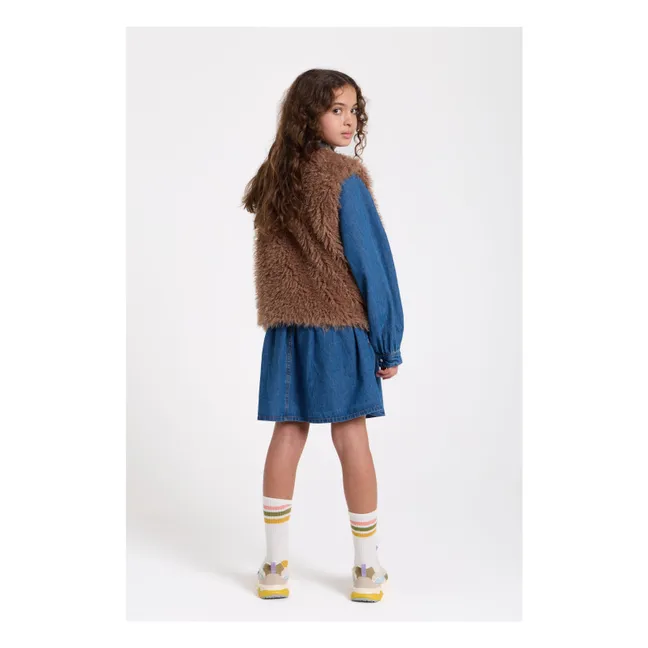 Vestido vaquero bordado Shirley | Vaquero