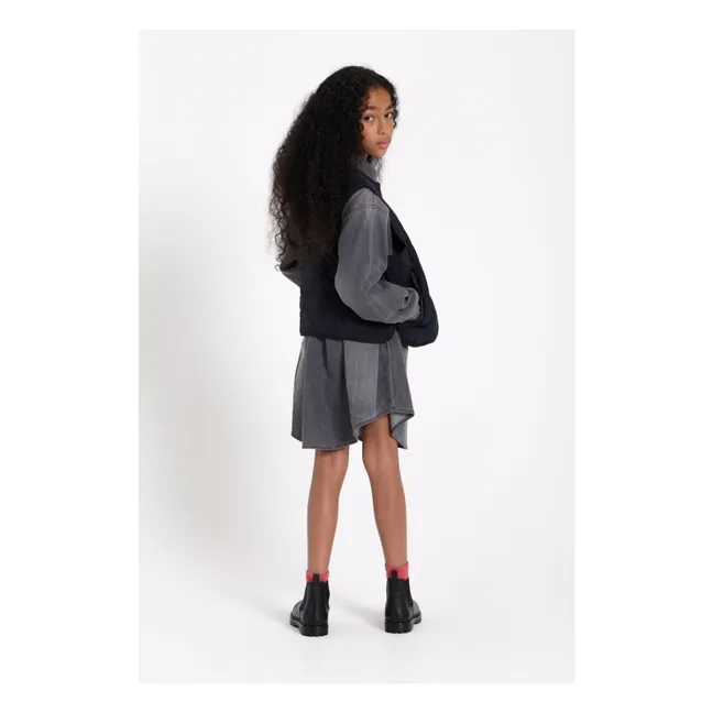 Ärmellose Steppjacke Tara | Schwarz
