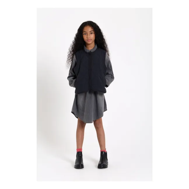 Ärmellose Steppjacke Tara | Schwarz