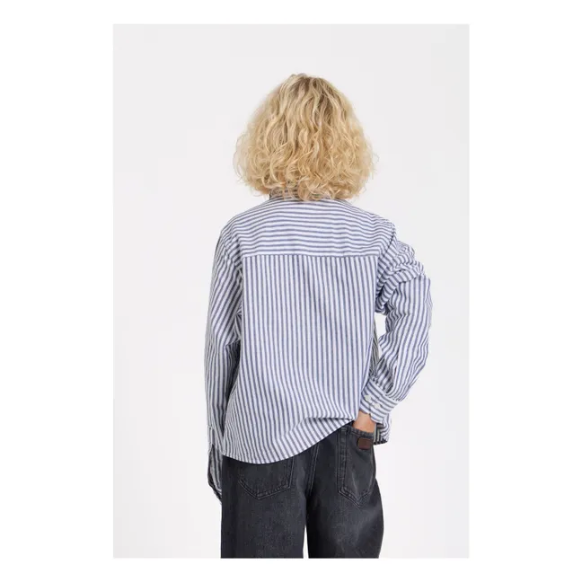 Camisa de rayas Zak | Negro